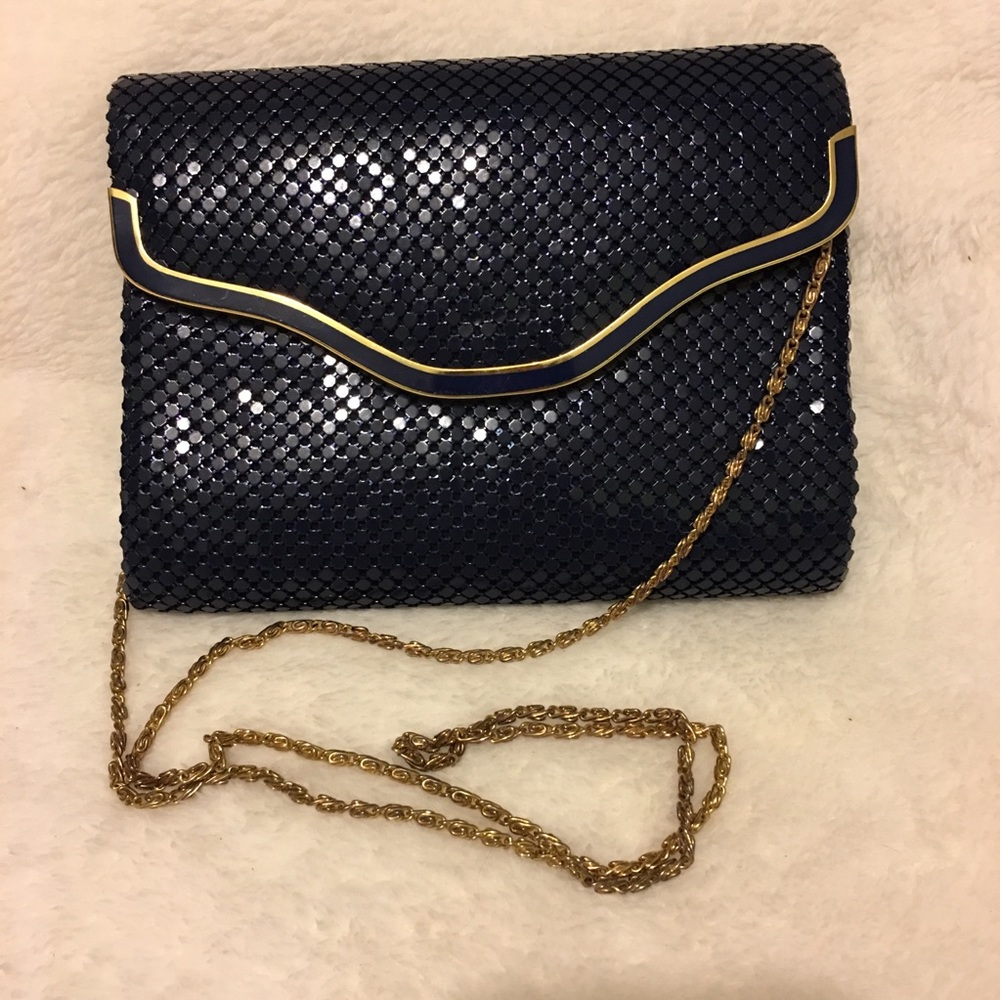 Vintage Blue Chain Bag